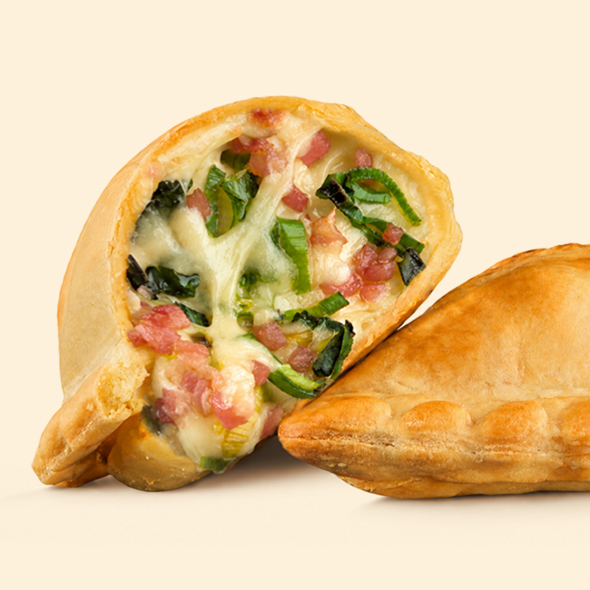 Puerro Panceta y Queso